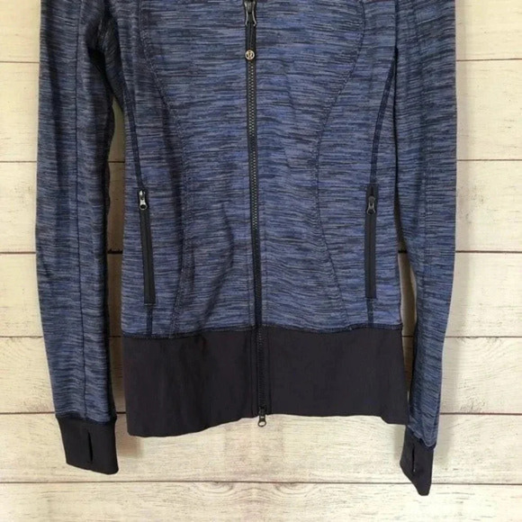 Lululemon Nice Asana Wee Are From Space Cadet Blue Athletic Jacket 4 - Picture 6 of 8